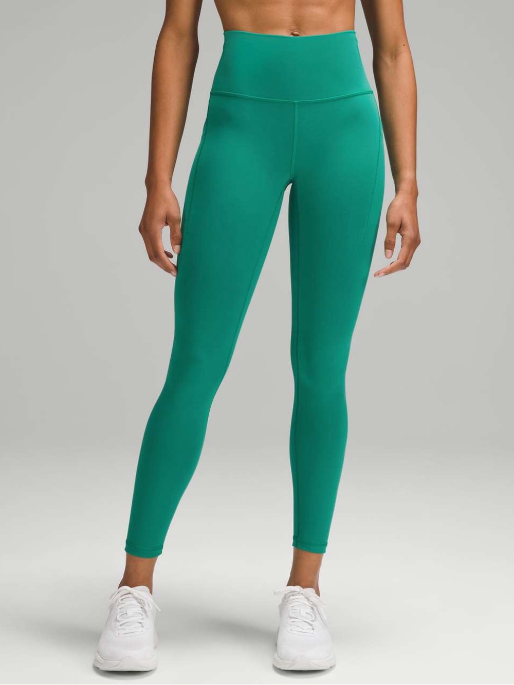 Lululemon Wunder Train High-Rise Tight w/ Pockets 25” Cascadia Green - Size 12